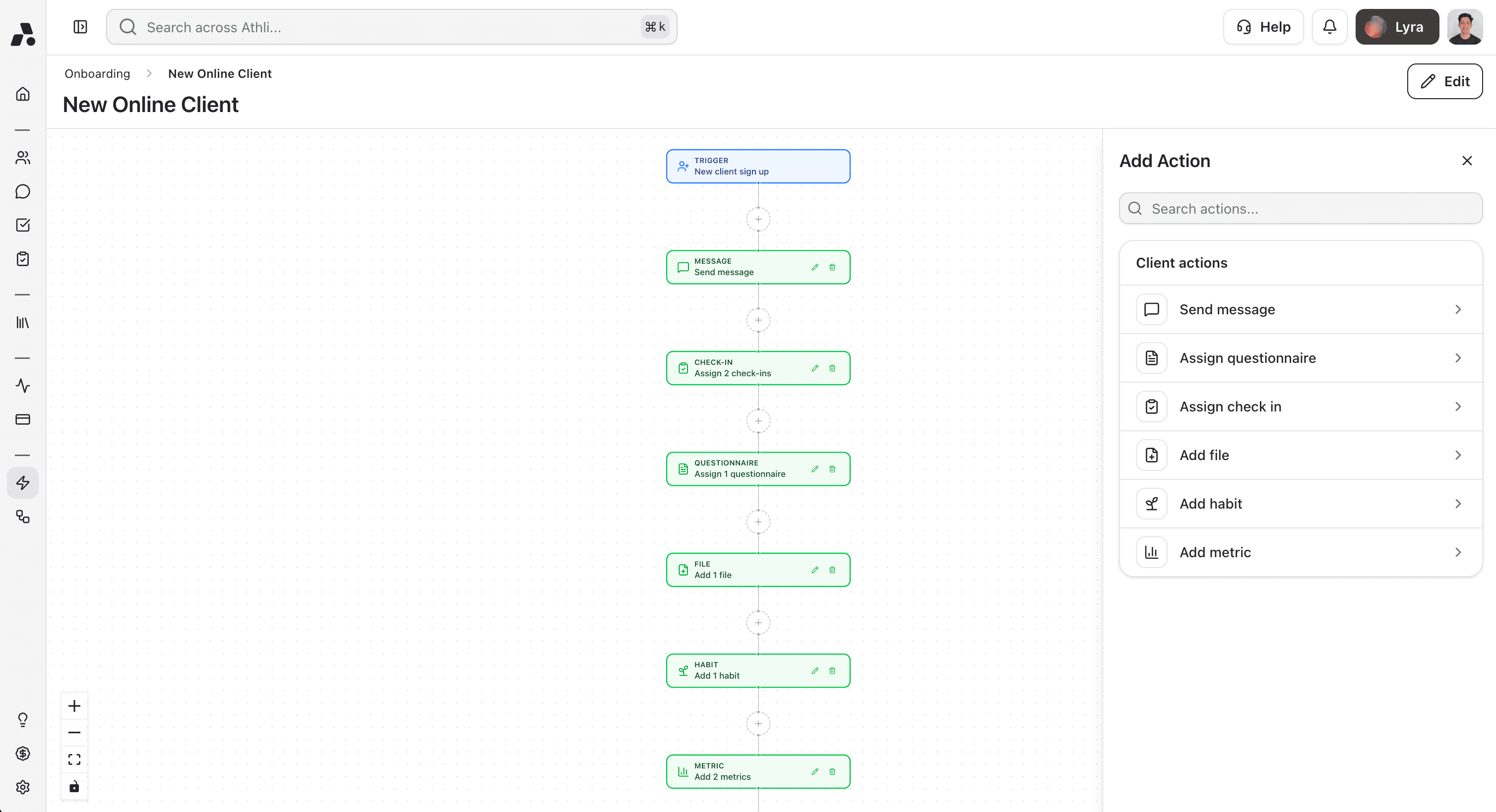 custom-onboarding feature screenshot
